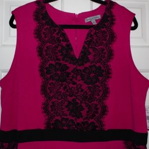 Danny & Nicole Lace Shift Dress, NWT (Size 18W)